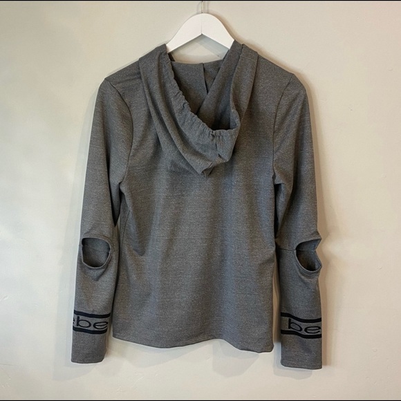Bebe Gray Lightweight Hoody - Picture 2 of 6